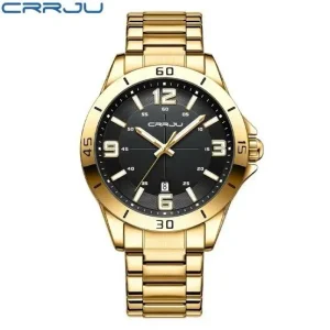 Special Edition Crrju 5003 Mens Watch Golden Black