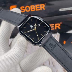 Sober Fiber Belt Mens Watch (Full Black)